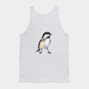 Chickadee 6 drawing (no background) Tank Top